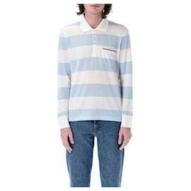 Camisa Polo de Manga Larga a Rayas Rugby - Thom Browne