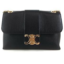 A Bolsa de Ombro Crossbody Victory em Couro de Bezerro Suppl Grain - Céline