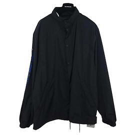Balenciaga Kurze Windbreaker-Jacke mit Logo