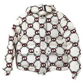 Gucci Chaqueta acolchada desmontable GG entrelazada exclusiva