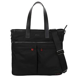 Kiton Borsa a tracolla in pelle di nylon a due vie