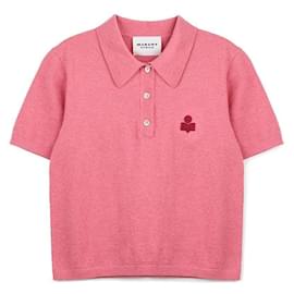 Strick-Polo mit Logo - Isabel Marant