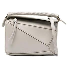 Mini Puzzle Tasche aus glattem Kalbsleder - Loewe