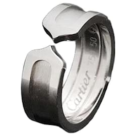 Cartier Doppelring Weißgold Größe