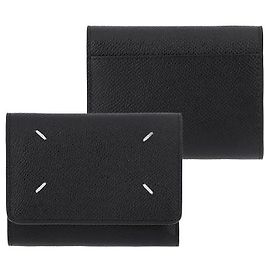 Maison Martin Margiela Carteira bi-fold em couro texturizado