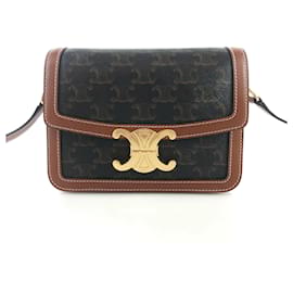 Borsa a spalla Triomphe in tela Tin Triomphe - Céline