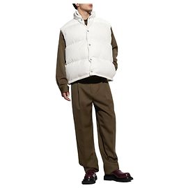 Bottega Veneta Gilet imbottito in popeline ghiacciato