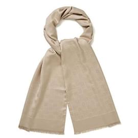 Schal Gancho Monogram Jacquard Seide Wolle Damenschal - Salvatore Ferragamo
