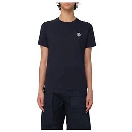 Burberry Kurzarm-T-Shirt mit gesticktem Logo