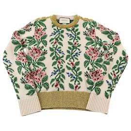 Blumen-Glitzerstrick - Gucci