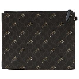 Gucci Clutch GG Tiger con tracolla