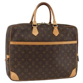 LOUIS VUITTON Portafolios de Viaje 2 Compartimentos Maletín M53362 Auth BSZ043