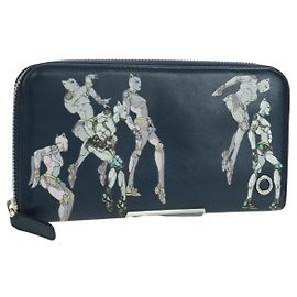 Bulgari Portafoglio Keeler Queen Navy Auth BVLGARI x JoJo's Bizarre Adventure 167095SM