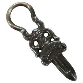 Pingente de Adaga Chrome Hearts Top Ag925 Prata Auth LNZ832SAV