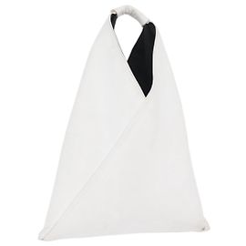 Autre Marque Handtasche aus weißem Leder Maison Margiela Auth mr2179