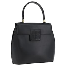 Bolso de mano GIVENCHY de cuero negro y dorado Auth BSZ396 - Givenchy