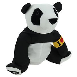 Dolce & Gabbana DOLCE&GABBANA D&G x Jujutsu Kaisen Borsa Ecologica Panda Borsa in Nylon Nera Auth 167106SM