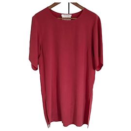 Vestido Max Mara de seda morado oscuro