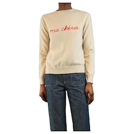 Creme Ma Cherie Kaschmirpullover - Größe UK 8 - Autre Marque