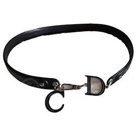 Dior Saddle Gürtel Schwarz 80 cm