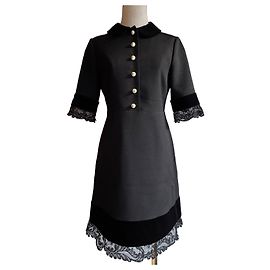 Vestido Gucci de seda negra
