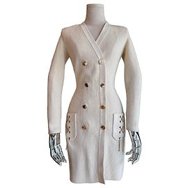 Abito Elisabetta Franchi Beige in Viscosa
