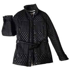 Chanel Mantel schwarz aus Polyester