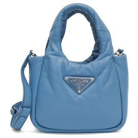 Borsa a mano/borse a spalla in pelle nappa imbottita 1BA359 per donne di Prada