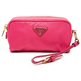 Pochette da polso Tessuto rosa Prada