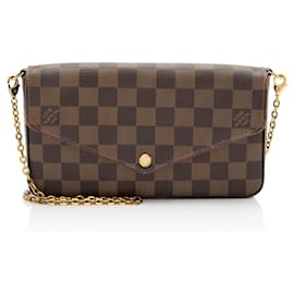 Pochette Felicie Damier Ebene di Louis Vuitton