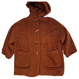 Abrigo Duffle Coat Gucci de Alpaca con Detalles de Bambú