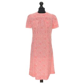 Robe midi rose en viscose Louis Vuitton
