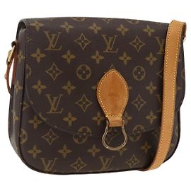 LOUIS VUITTON Monogram Saint Cloud GM Schultertasche M51242 LV Auth ep13816