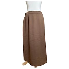 Gonna in lana vintage Chloe FR42 marrone - Chloé