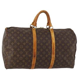 LOUIS VUITTON Borsa Boston Monogram Keepall 50 M41426 LV Auth 172614