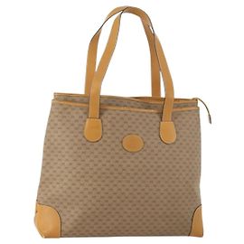Gucci Borsa Tote GG Supreme in PVC beige e oro 002 123 0172 Auth fm5188