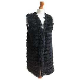 Angelia.L Langer Gilet aus echtem Pelz – Elegantes und zeitloses Stück - Autre Marque