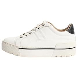 Hermès Sneakers in pelle bianca - taglia EU 38