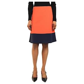 Marni Falda A línea naranja - tamaño UK 6