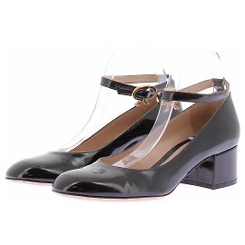 Gianvito Rossi Schwarze Pumps aus lackiertem Leder