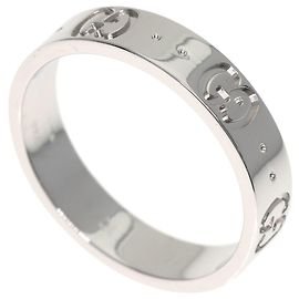 Gucci Icon 18K Weißgold Bandring
