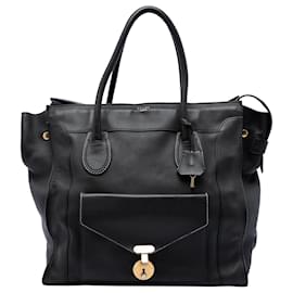 Céline Celine Schwarze Leder Umschlag Reisetasche