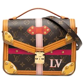 Pochette Metis Trunk Estivo Monogramma Marrone Louis Vuitton