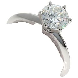 Anello solitario in diamante in platino Tiffany & Co.