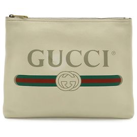 GUCCI Pochette Media con Stampa Gucci