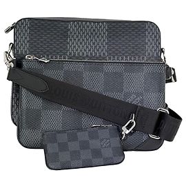 Borsa Messenger Trio Damier Graphite da Uomo LOUIS VUITTON