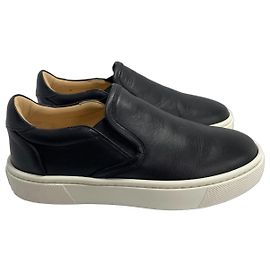 Christian Louboutin Slip On Sneaker Leder Schwarz