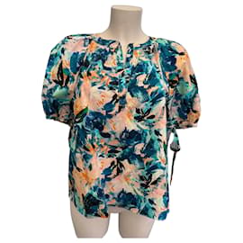 Blusa Ulla Johnson Viennne Azul de Algodón