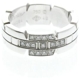 Anello con banda di diamanti Tank Française di Cartier