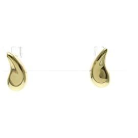 Tiffany & Co Orecchini a bottone in oro a forma di goccia Tiffany